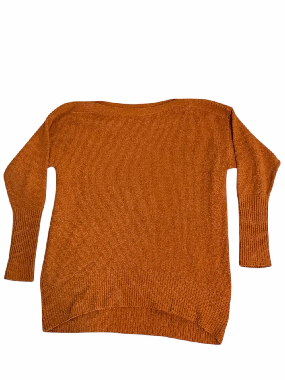 Anthropologie Sweater Medium Orange Crew Neck Knit Pullover wool
Blend - Picture 6 of 11